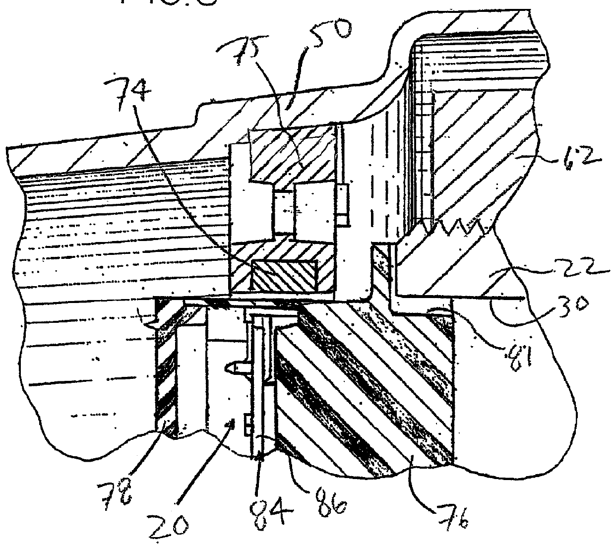 Axle end wheel sensor for a vehicle, such as a truck or a trailer