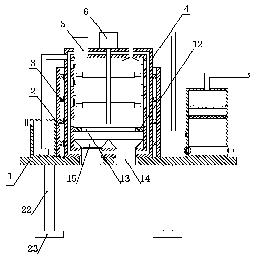 Dryer for sludge dewatering