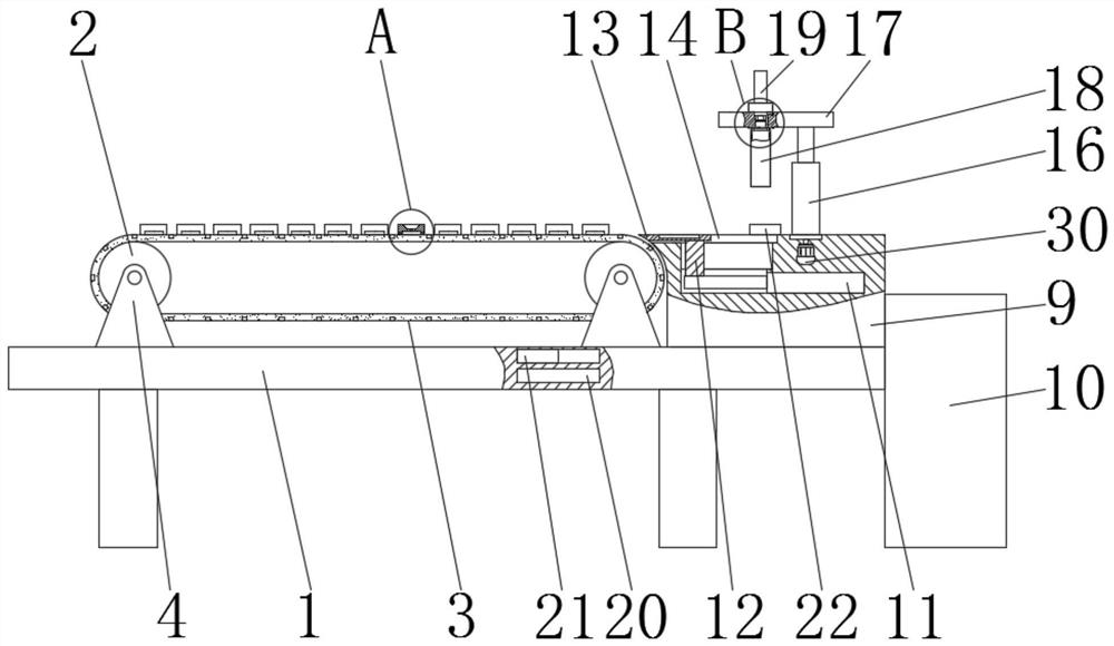 A coring device for apple and pear processing