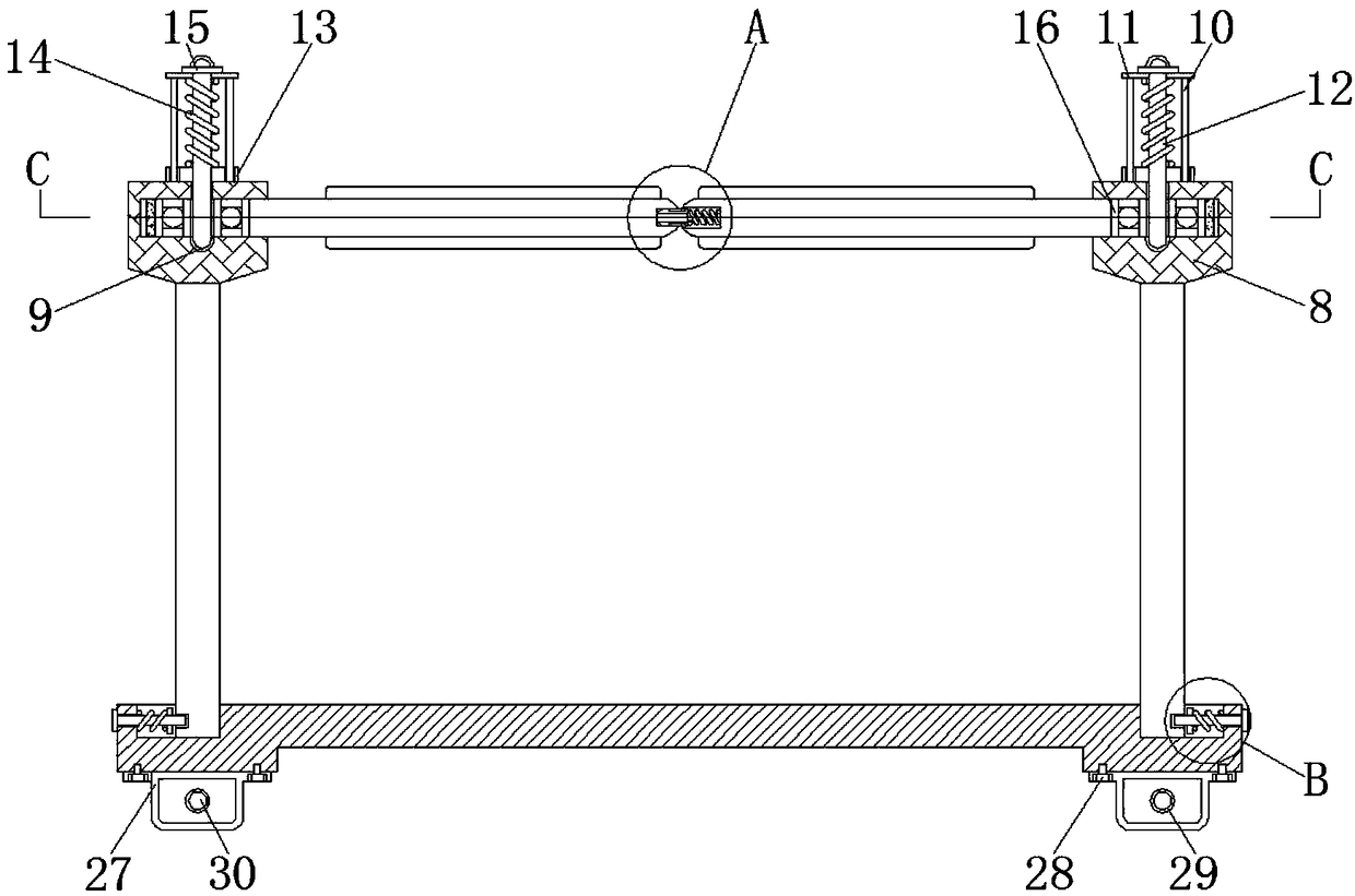 Hurdle having anti-stumbling function for physical education