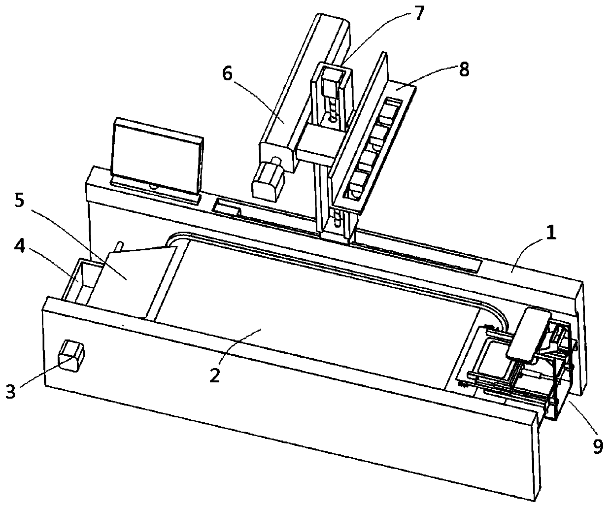 Automatic visual laser marking system