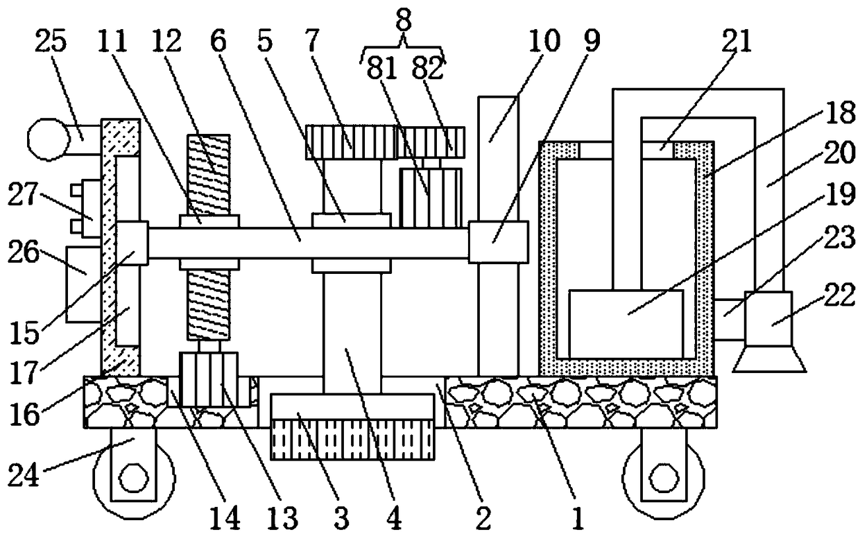 Easy-to-use pavement cleaning robot