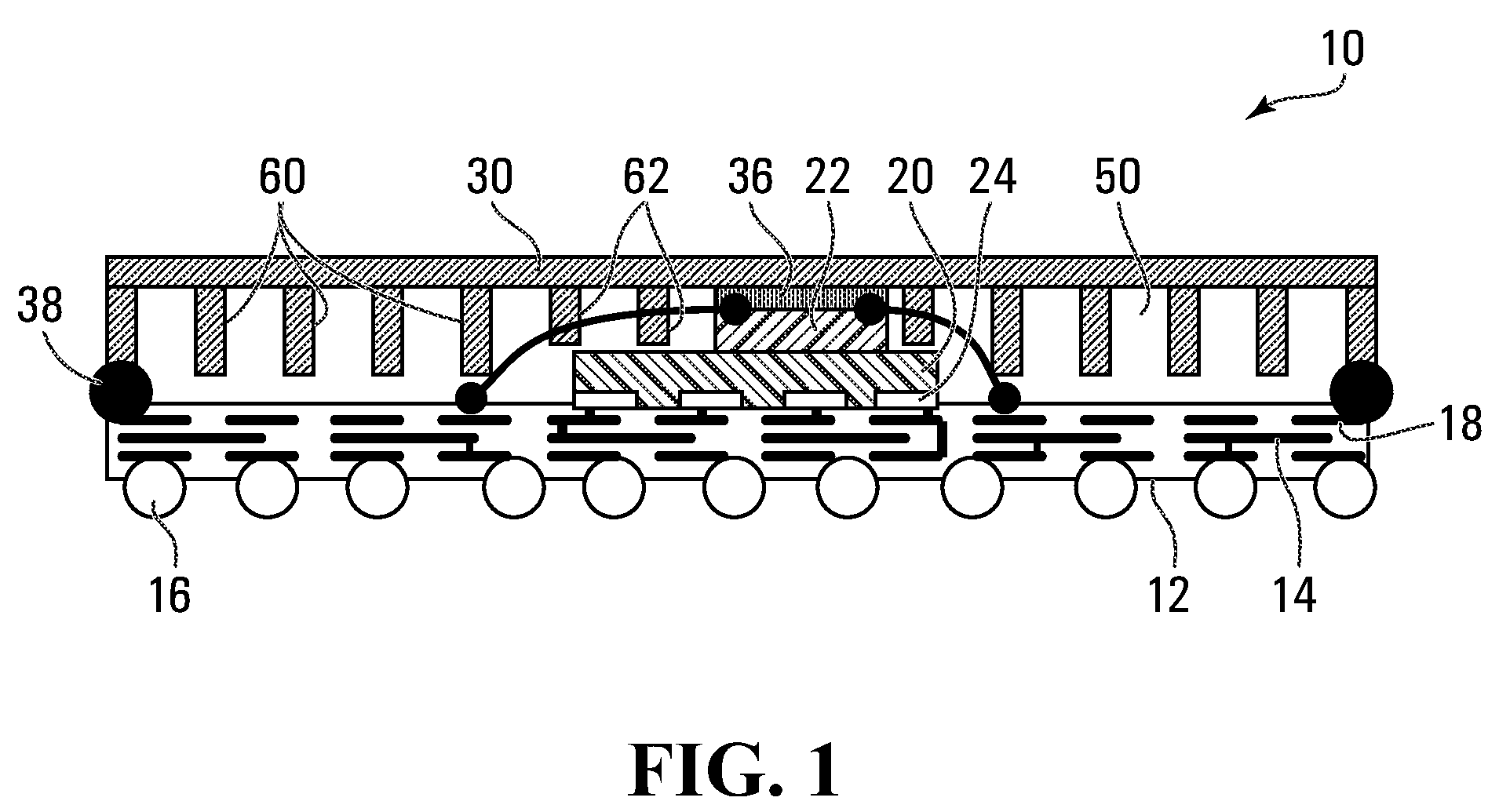 Multi-die semiconductor package with heat spreader