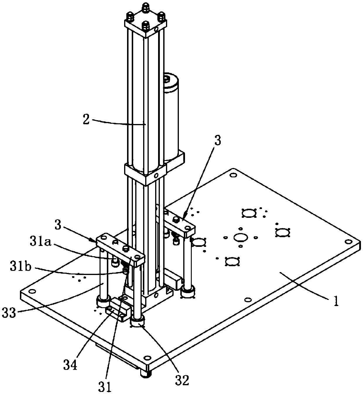 Bush pressing mechanism