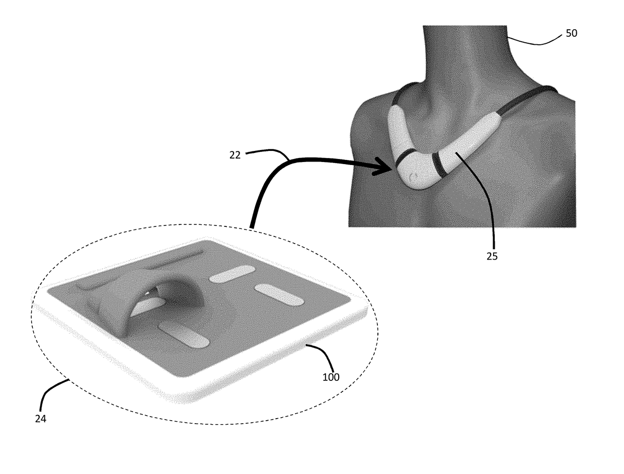 Combined floormat and body-worn physiological sensors