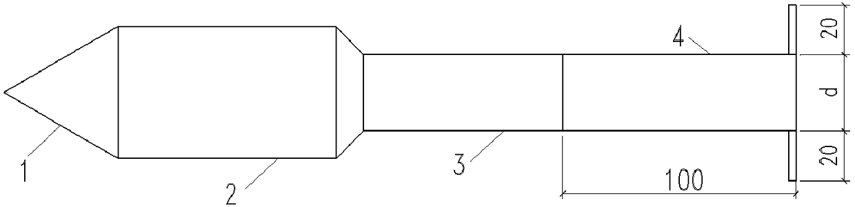 Drill pressure real-time measurement device during construction of cement mixing pile