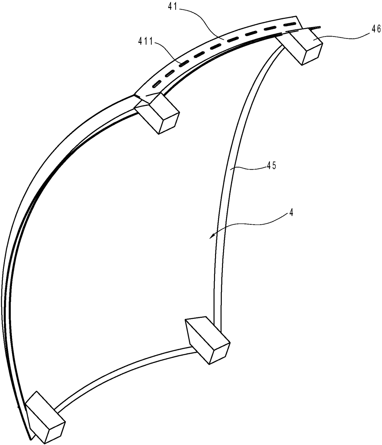 A hatch door installation method