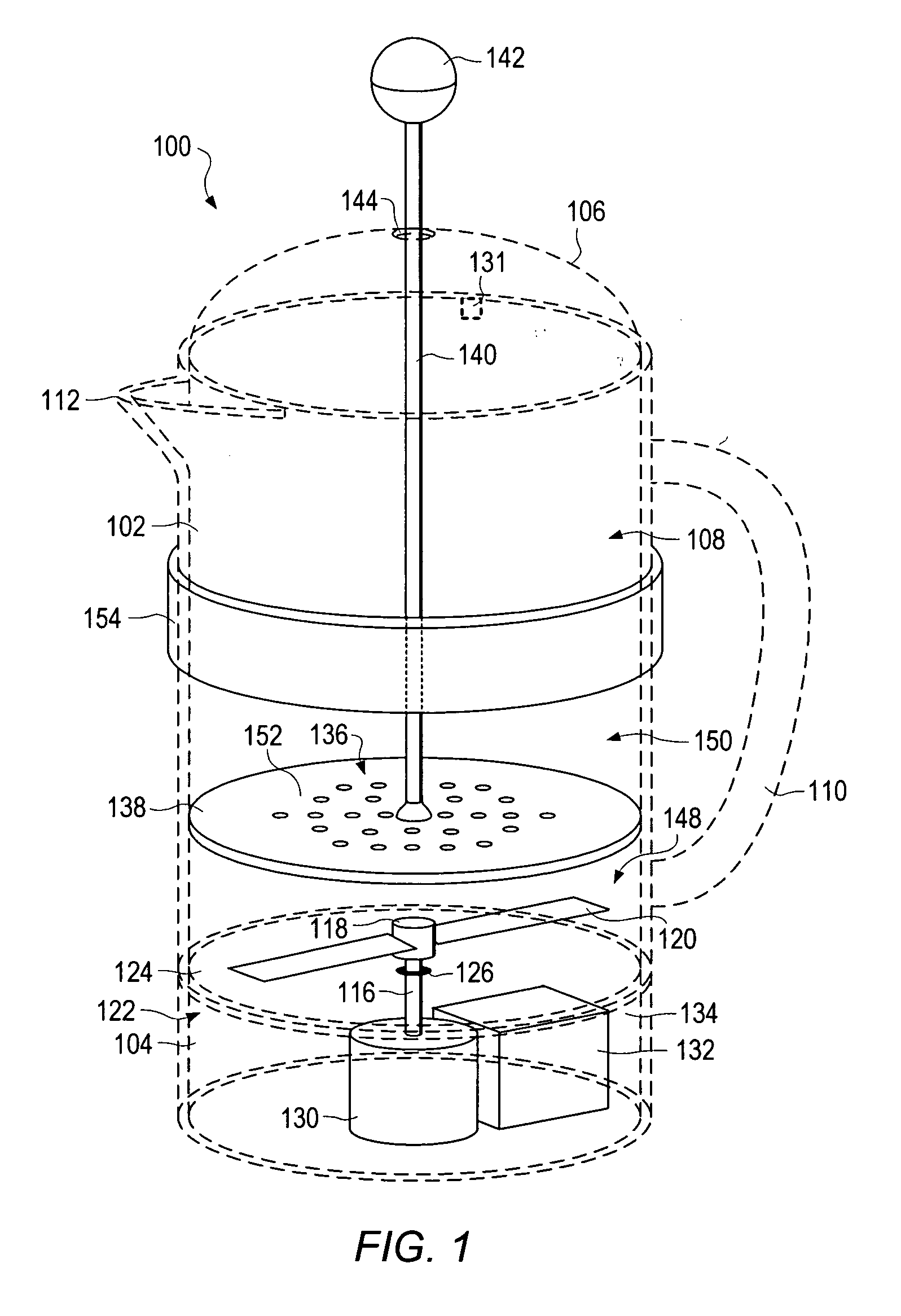 Coffee maker with grinder