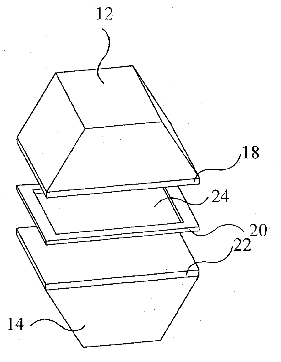 Thin film optical filters with an integral air layer