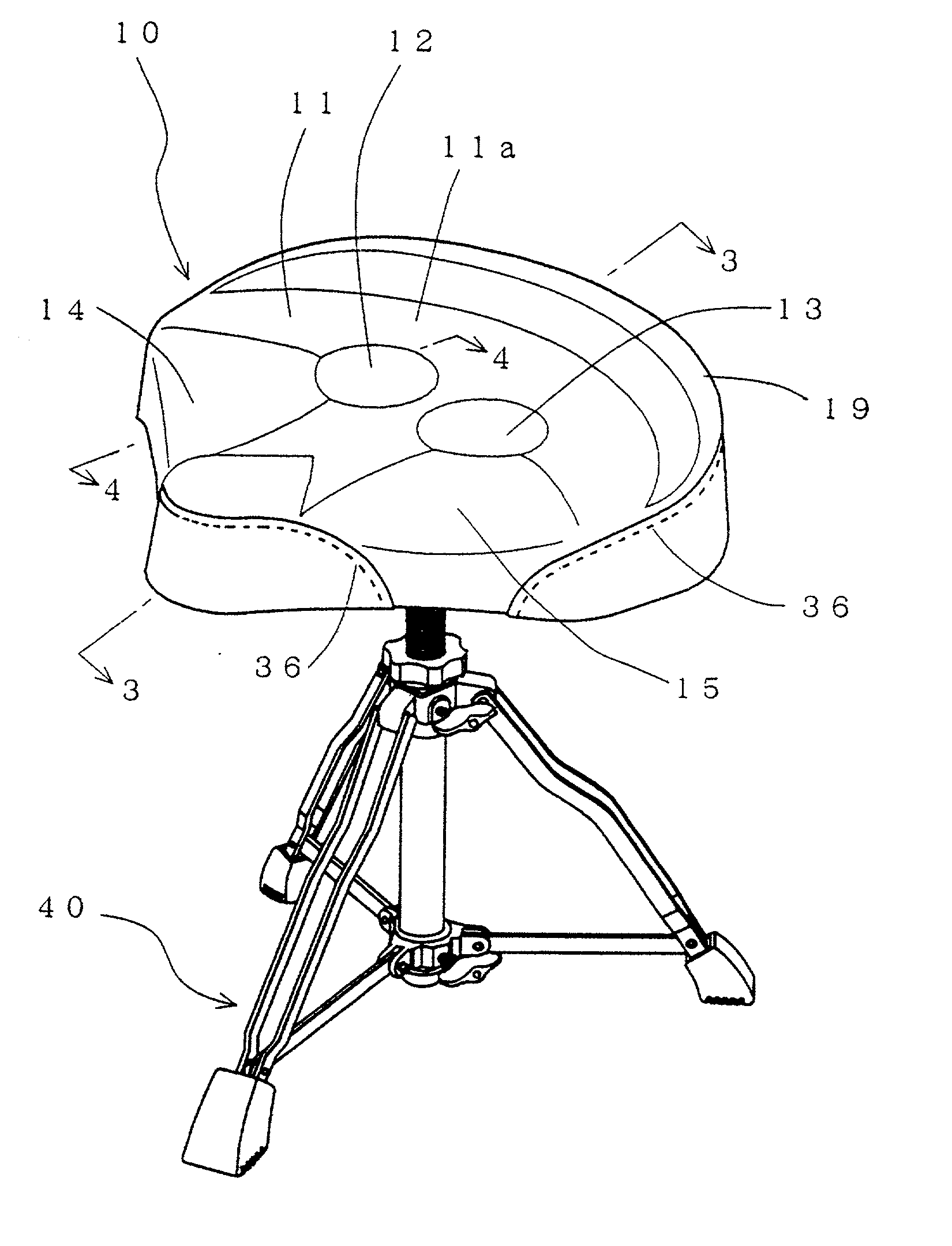 Chair for a drum