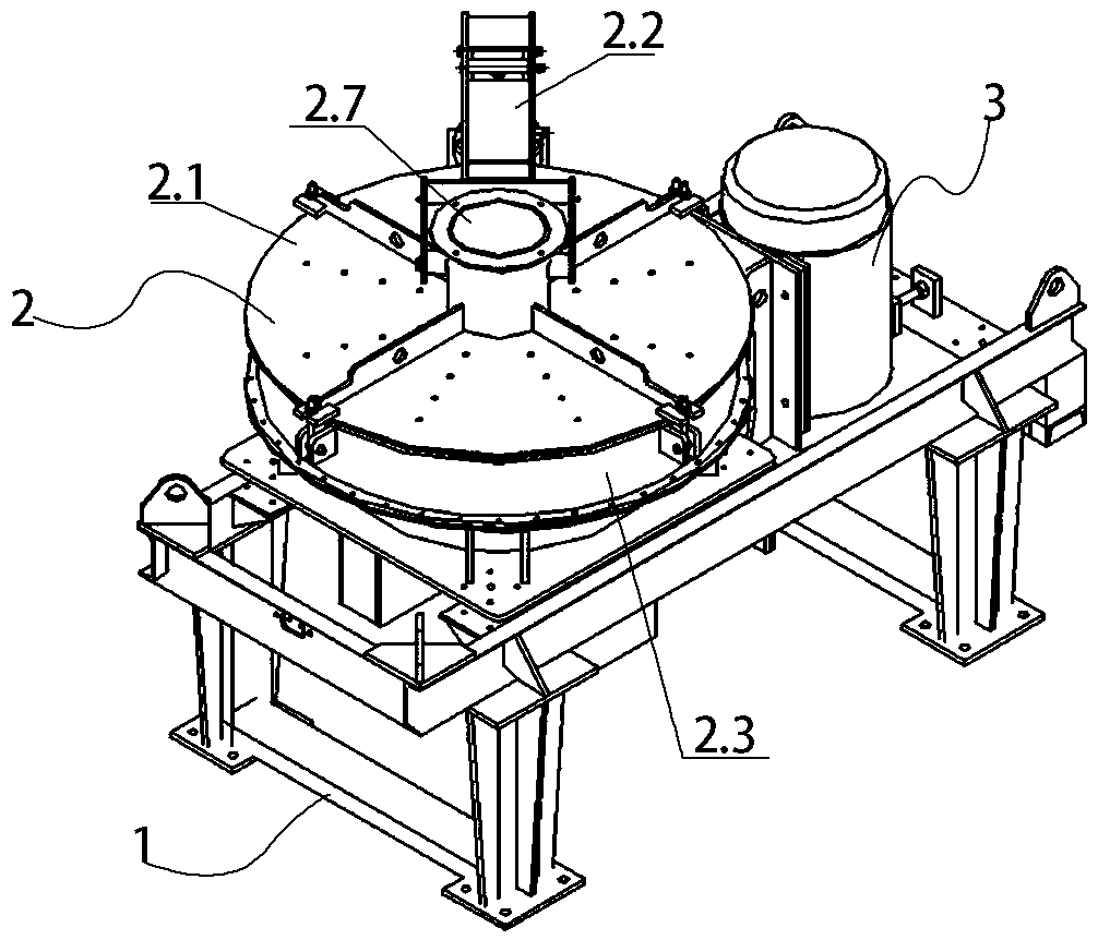 Centrifugal recycled aggregate stripping shaper