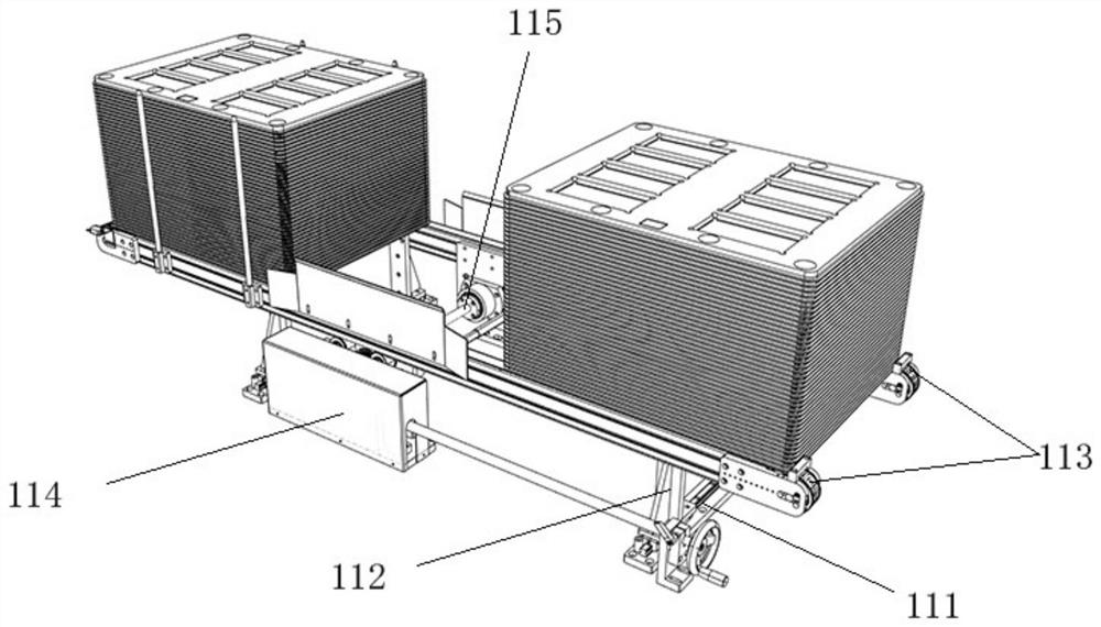 A feeding device and alignment input device with the feeding device