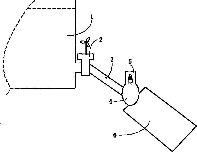 Wind power boosting efficient hydroelectric generation method and system