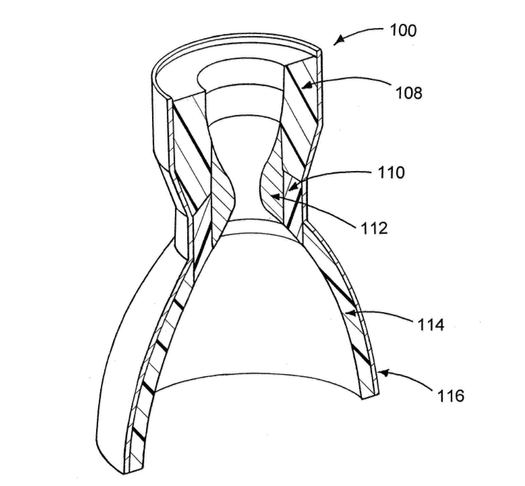 Resin transfer molded rocket motor nozzle