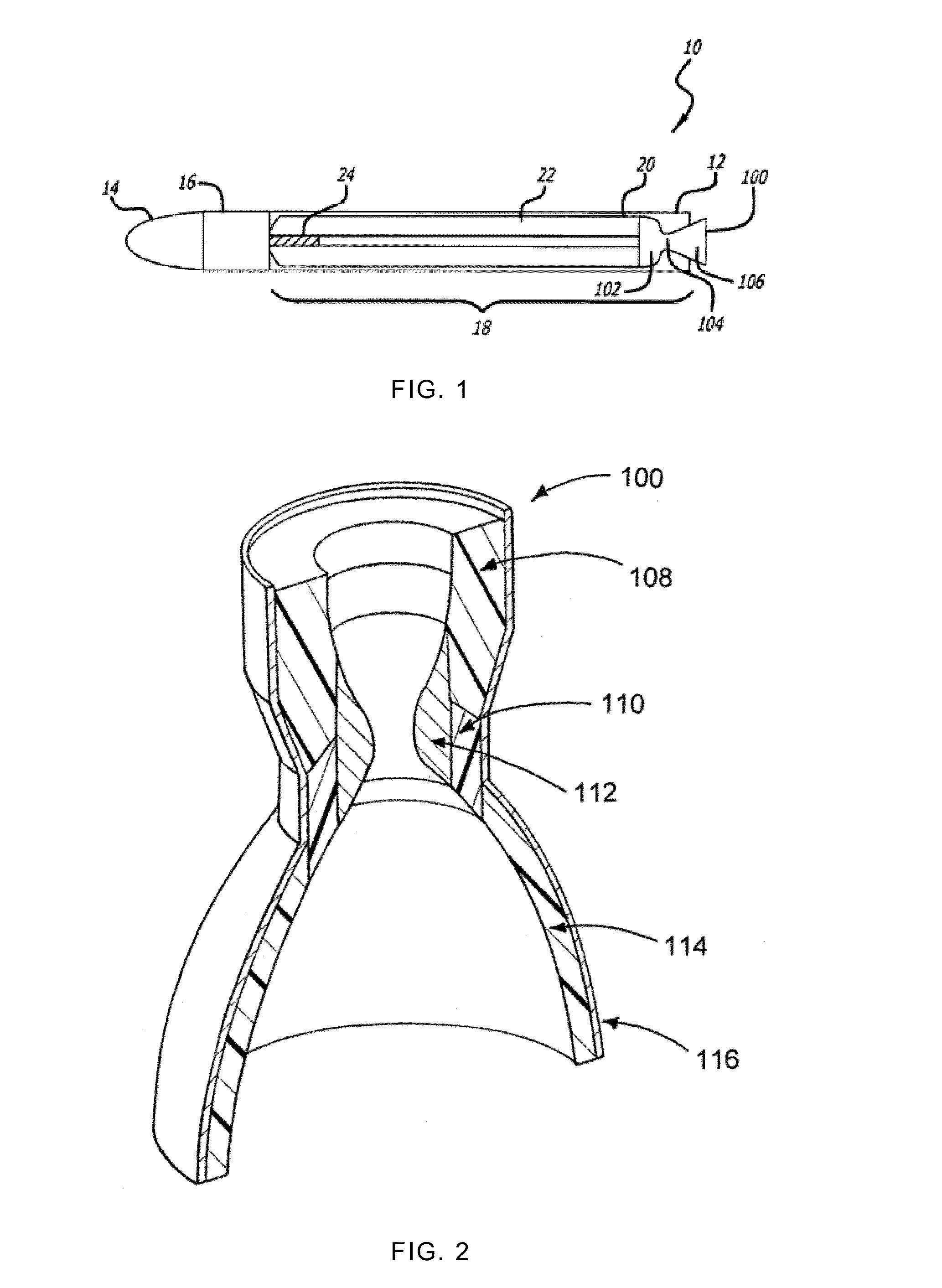 Resin transfer molded rocket motor nozzle