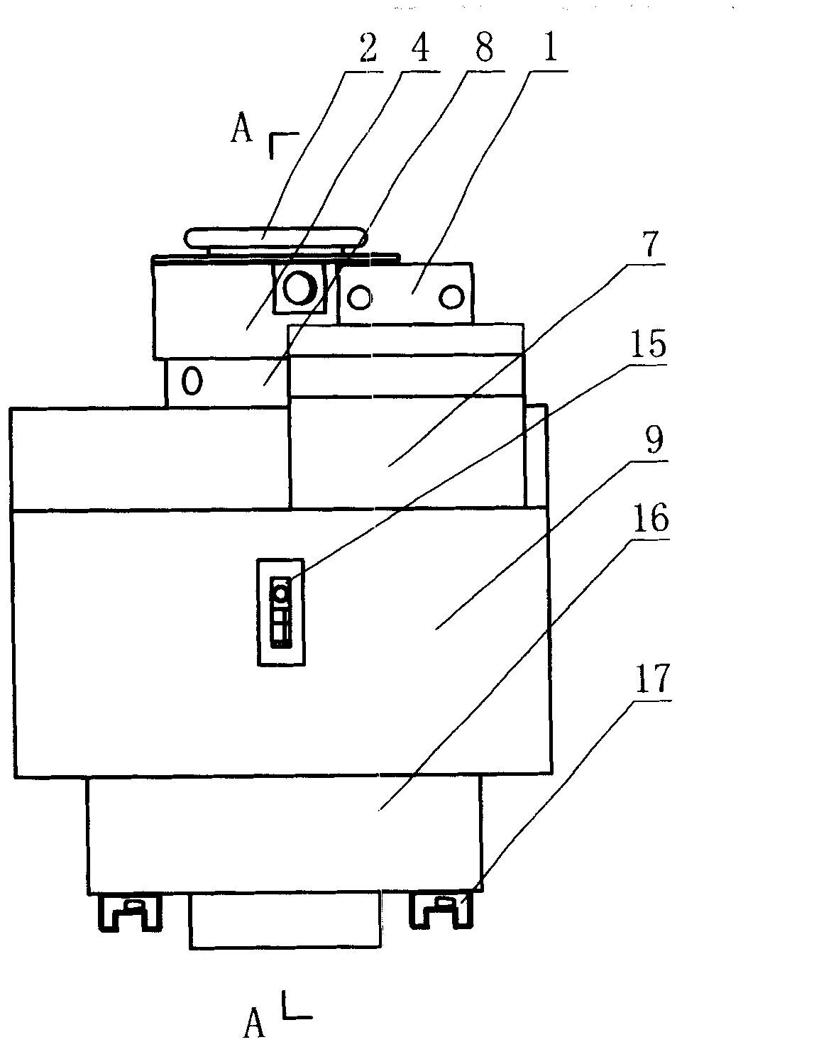 Machine for grinding or cutting plane curve groove