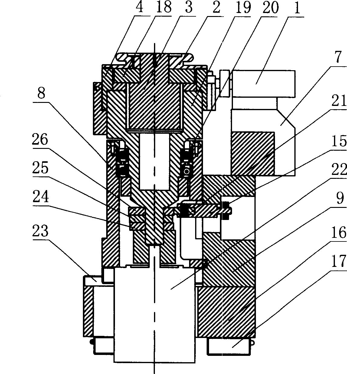 Machine for grinding or cutting plane curve groove