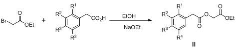 3-aryl-4-(2-acyloxy ethyoxyl)-2(5H)-furanone compound and preparation method and application thereof