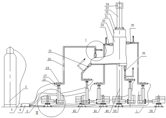 Automatic test device forflame retardant property of firefighter protective boot and use method