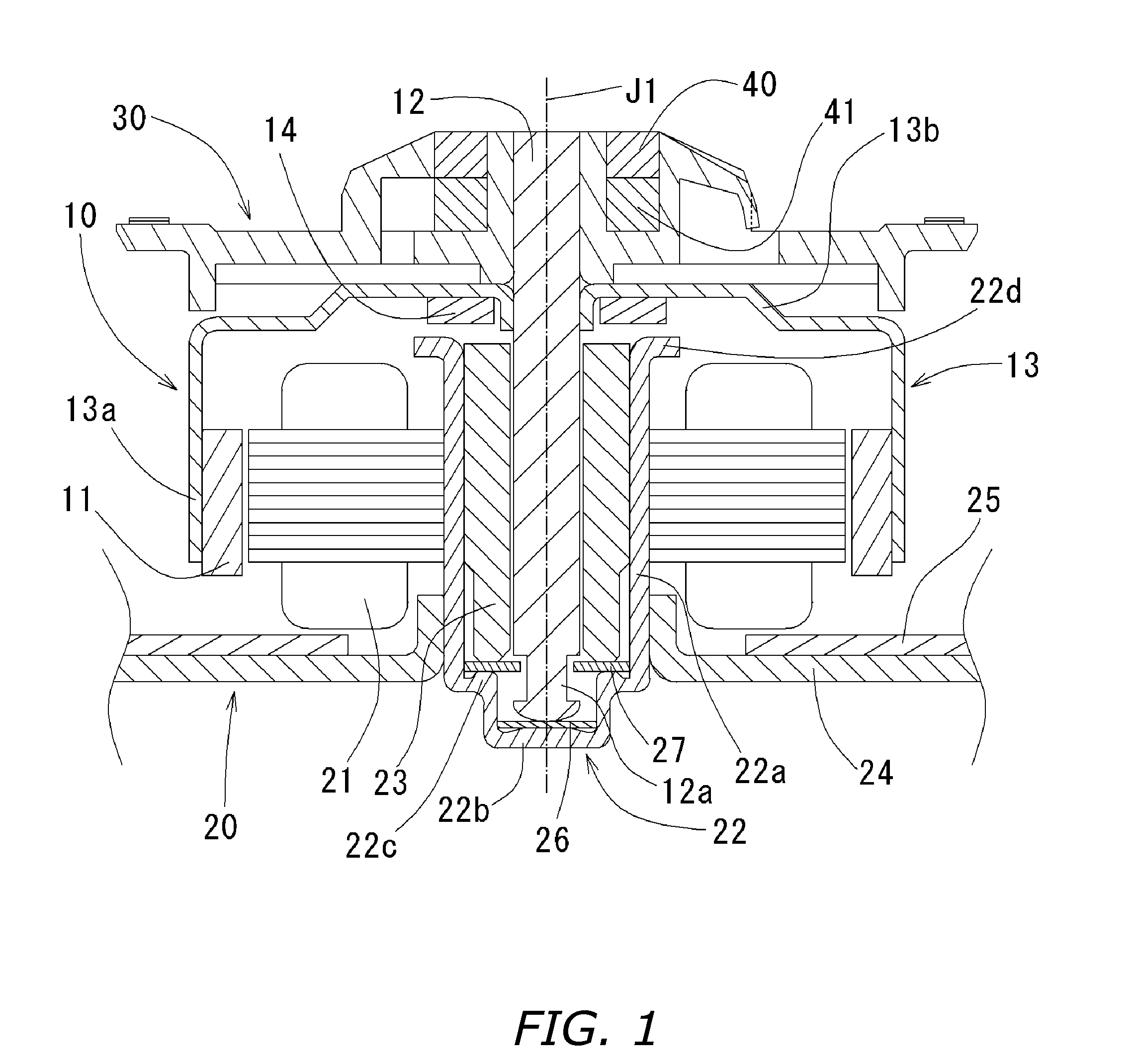 Chucking device, and motor and disc drive device having loaded thereon a chucking device