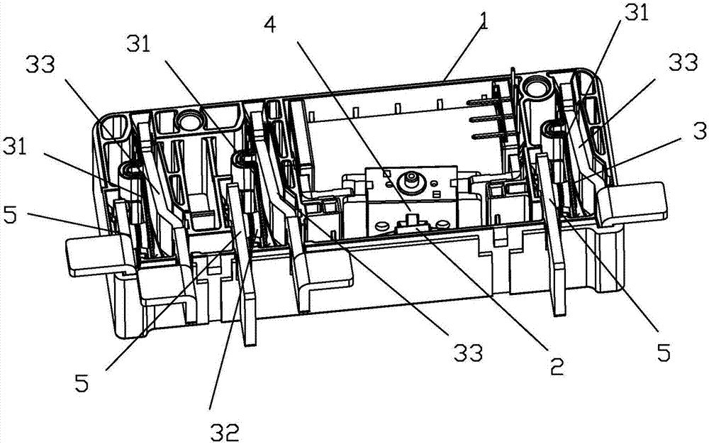 Three-phase magnetic latching relay