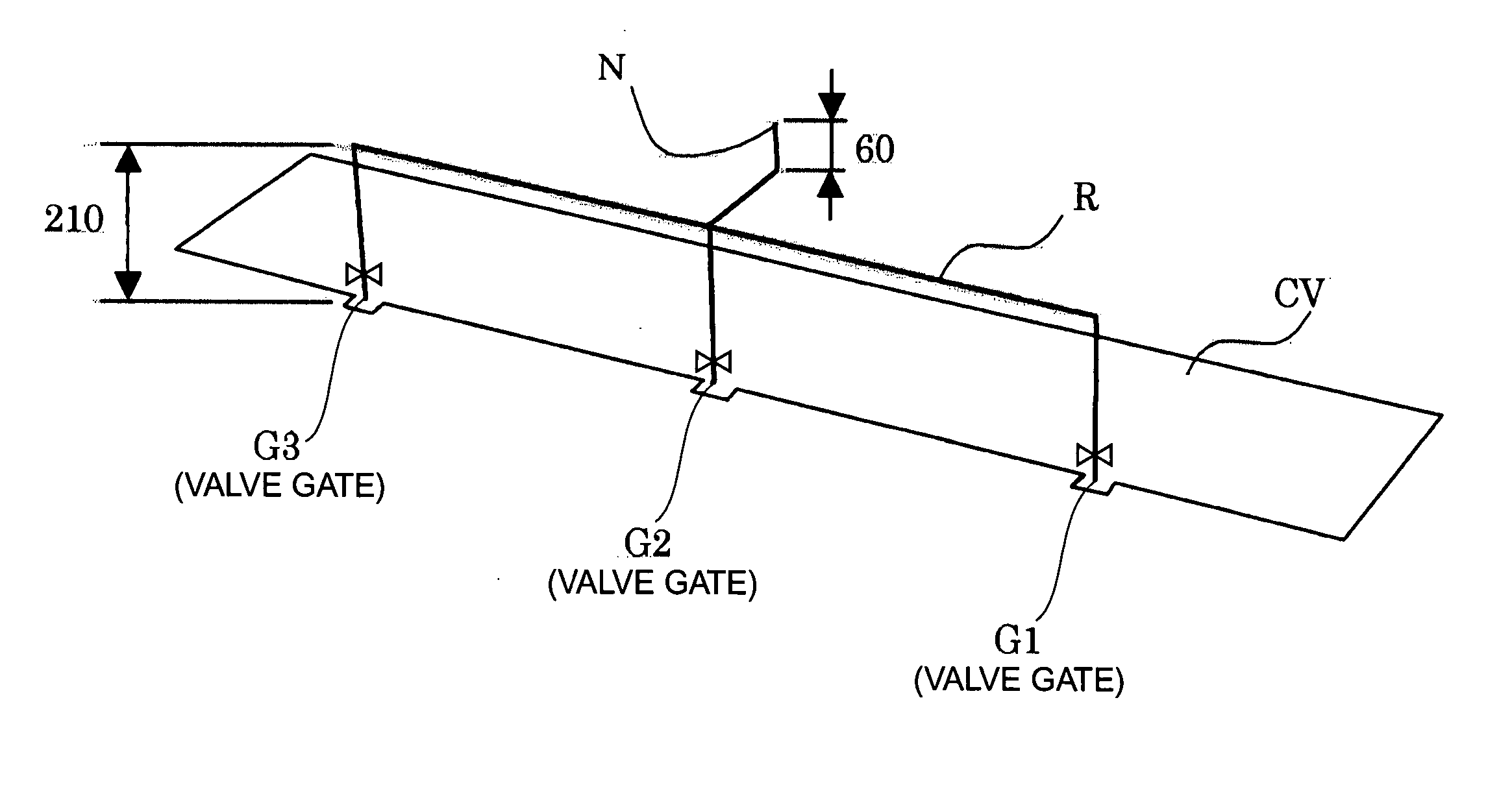 Decision method of a production parameter of an injection molding, production method of a injection molding, injection molding device and program