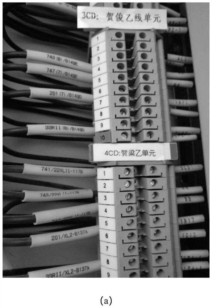 Terminal strip wiring identification and structured export method