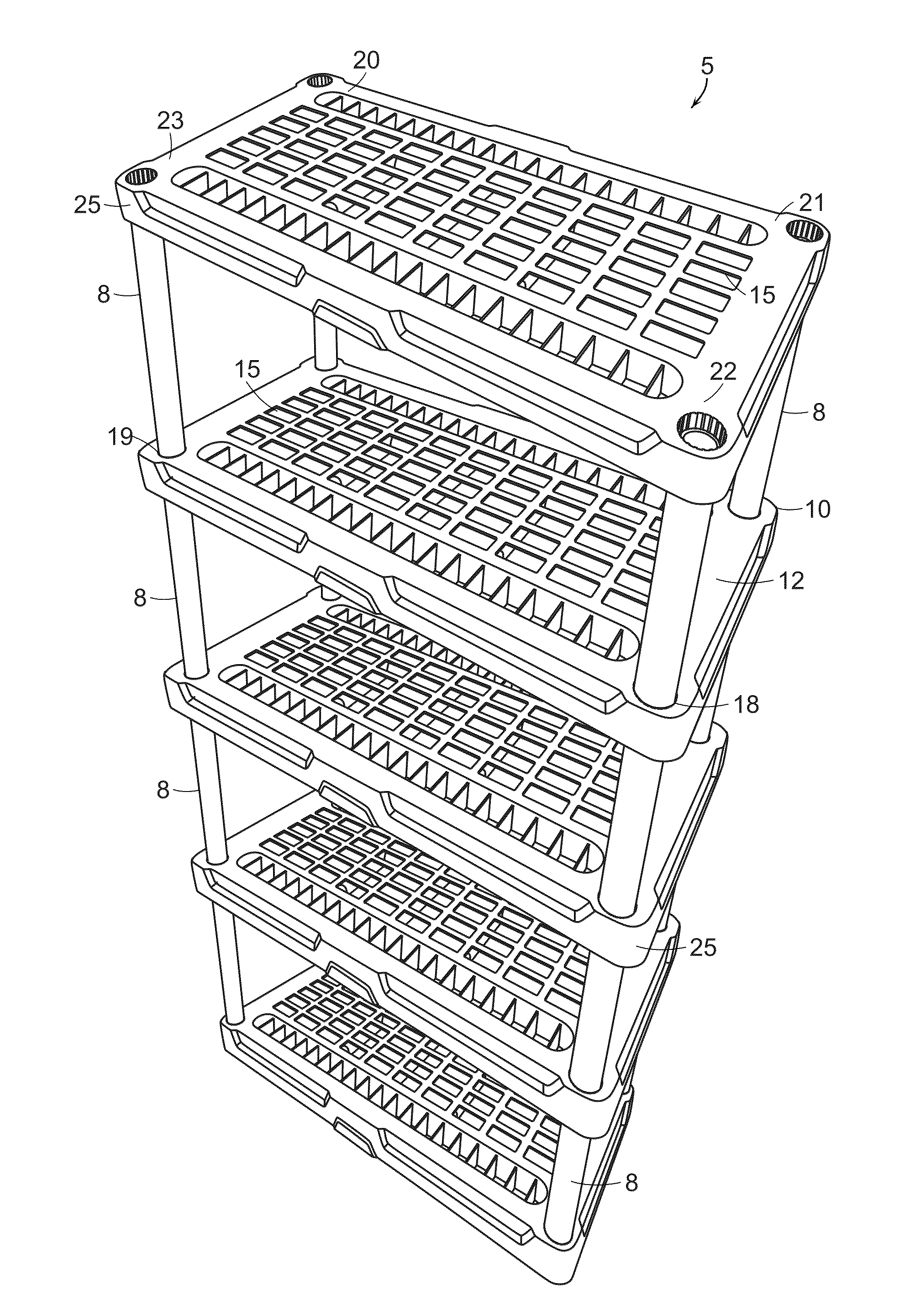 Shelving System and Improved Support Post for Same