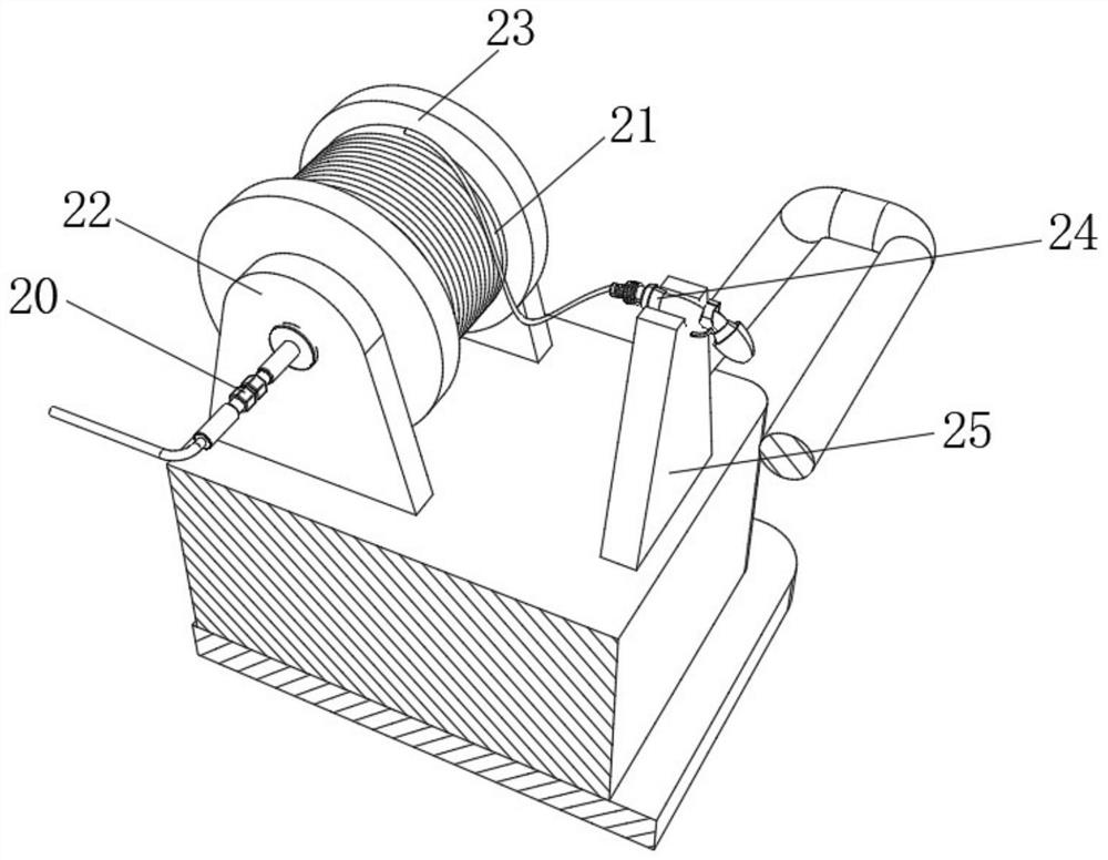 Chemical equipment cleaning device convenient to move