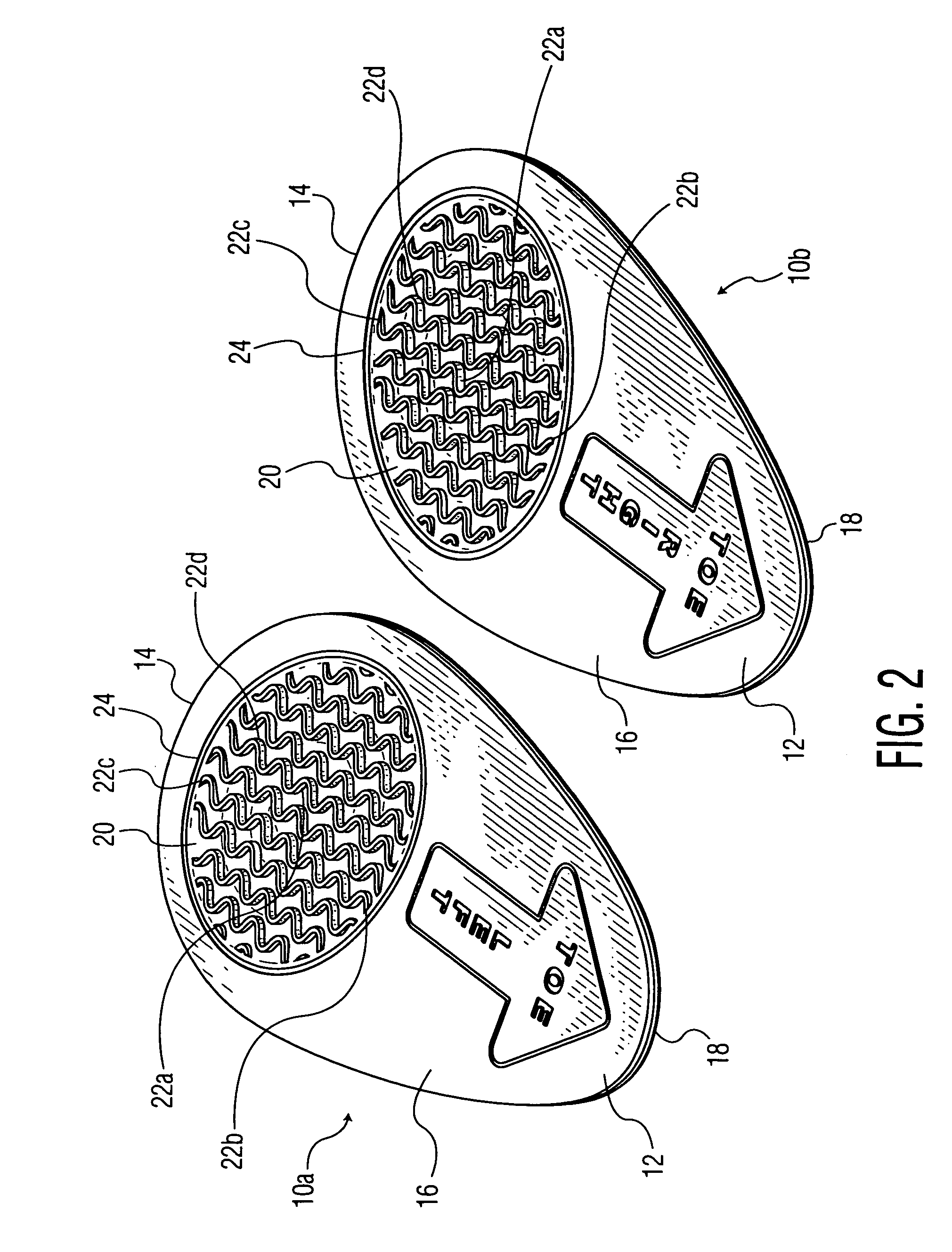 Ball of foot shoe inserts