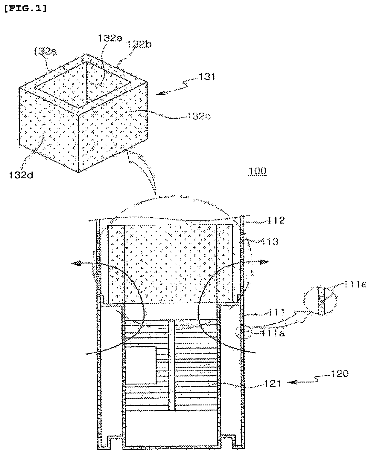 Air purifier with hinged filter frame