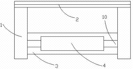 Embroidery machine rack with dust collection effect