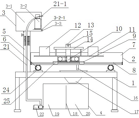 An automatic cutting and separating machine for waste crt monitors