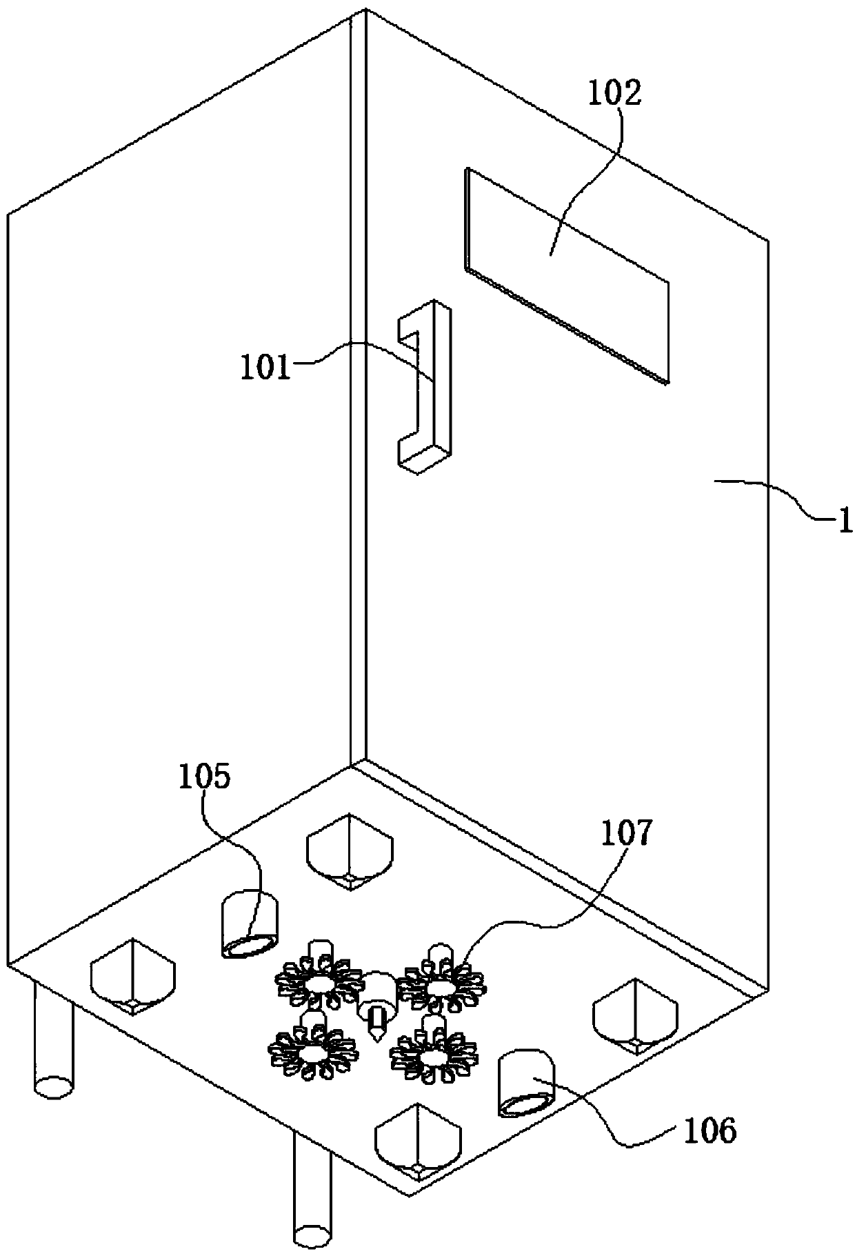 Chemical dispensing device for sewage treatment