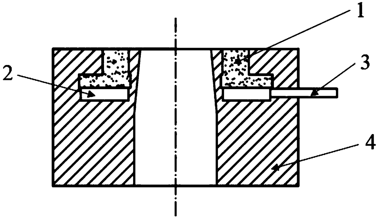 Pneumatic rotational flow upper nozzle base brick for continuous casting tundish