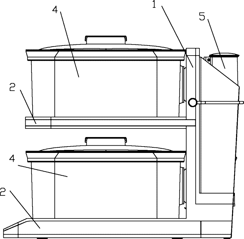 Electric steamer with control circuit