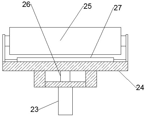 A speed-limited non-dead-end painting wall painting device for construction machinery