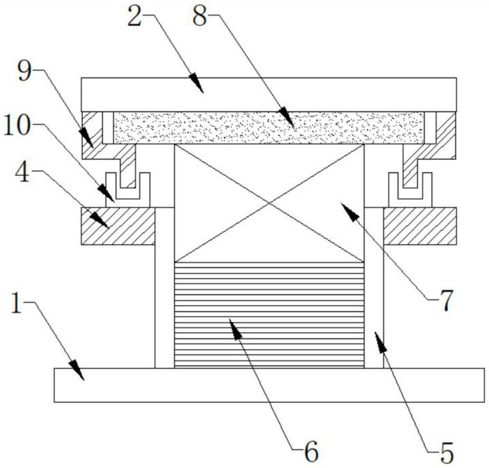 Highway bridge damping and buffering support