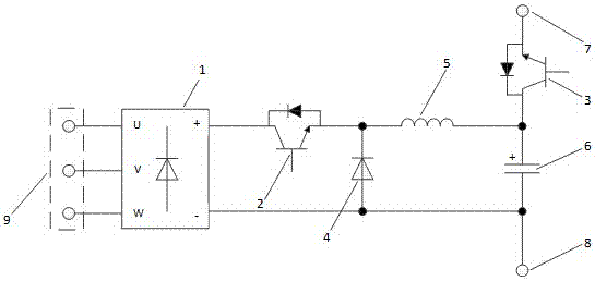 Device and method for generating series pulse voltage