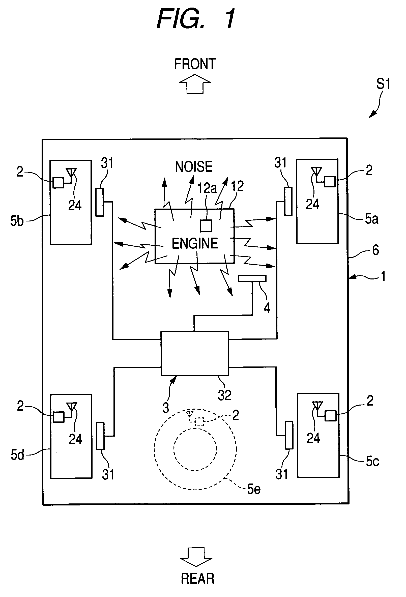 Tire inflation pressure sensing apparatus with function of detecting tire location