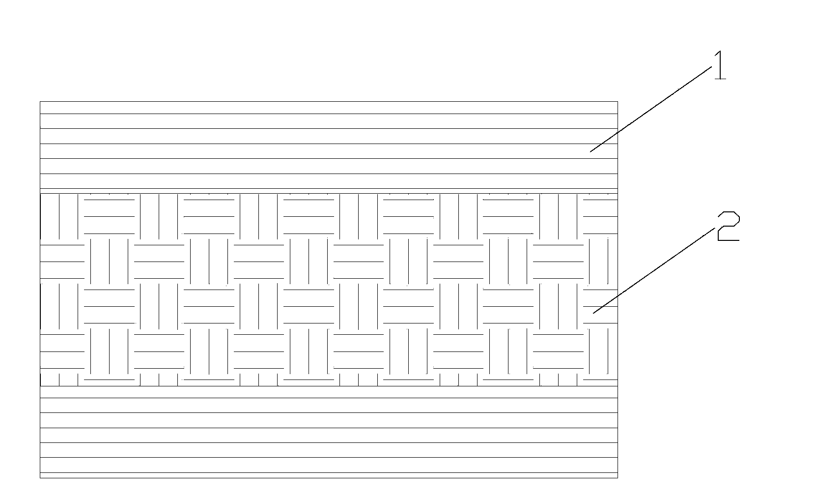 Sandwich sheet and making method thereof