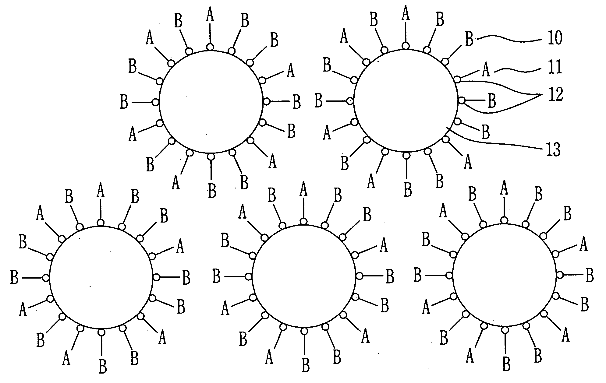 Chemical sensors based on metal nanoparticle encapsulated by mixed ligand and sensor array