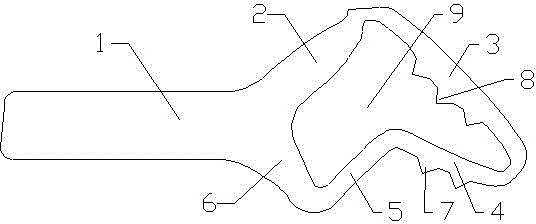 Novel building sealing strip