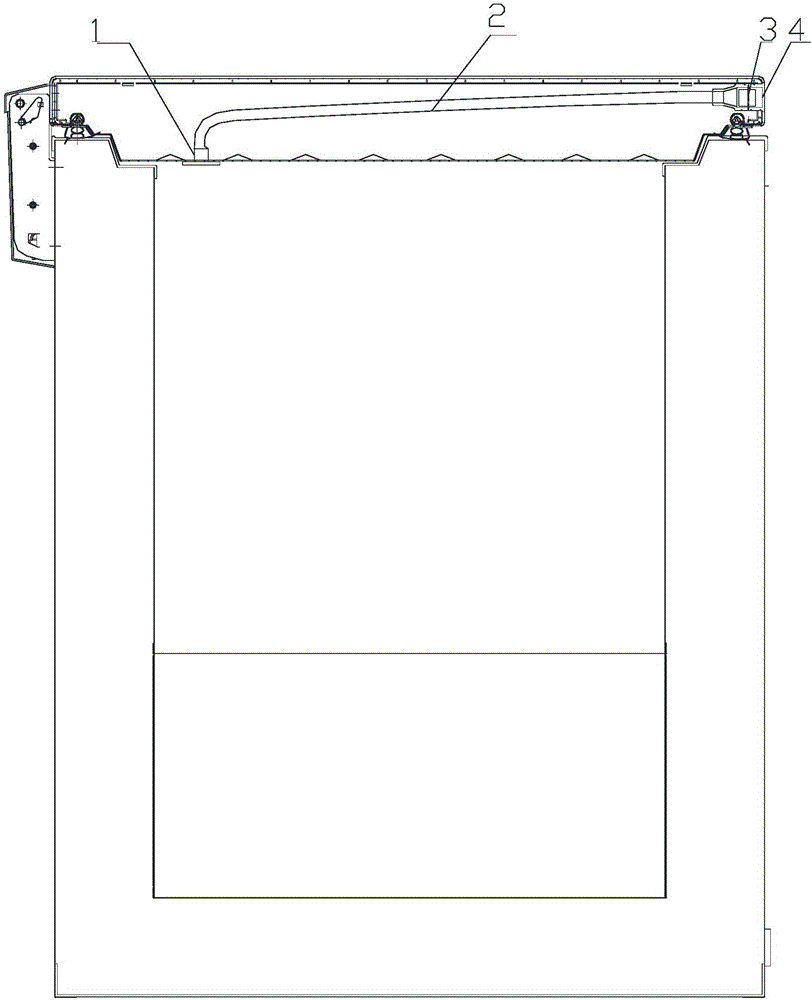 Air pressure balance structure for refrigeration device and refrigeration device