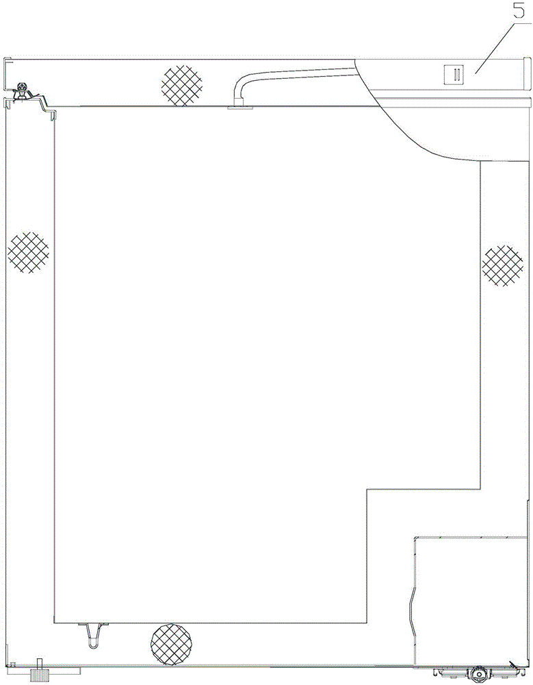 Air pressure balance structure for refrigeration device and refrigeration device