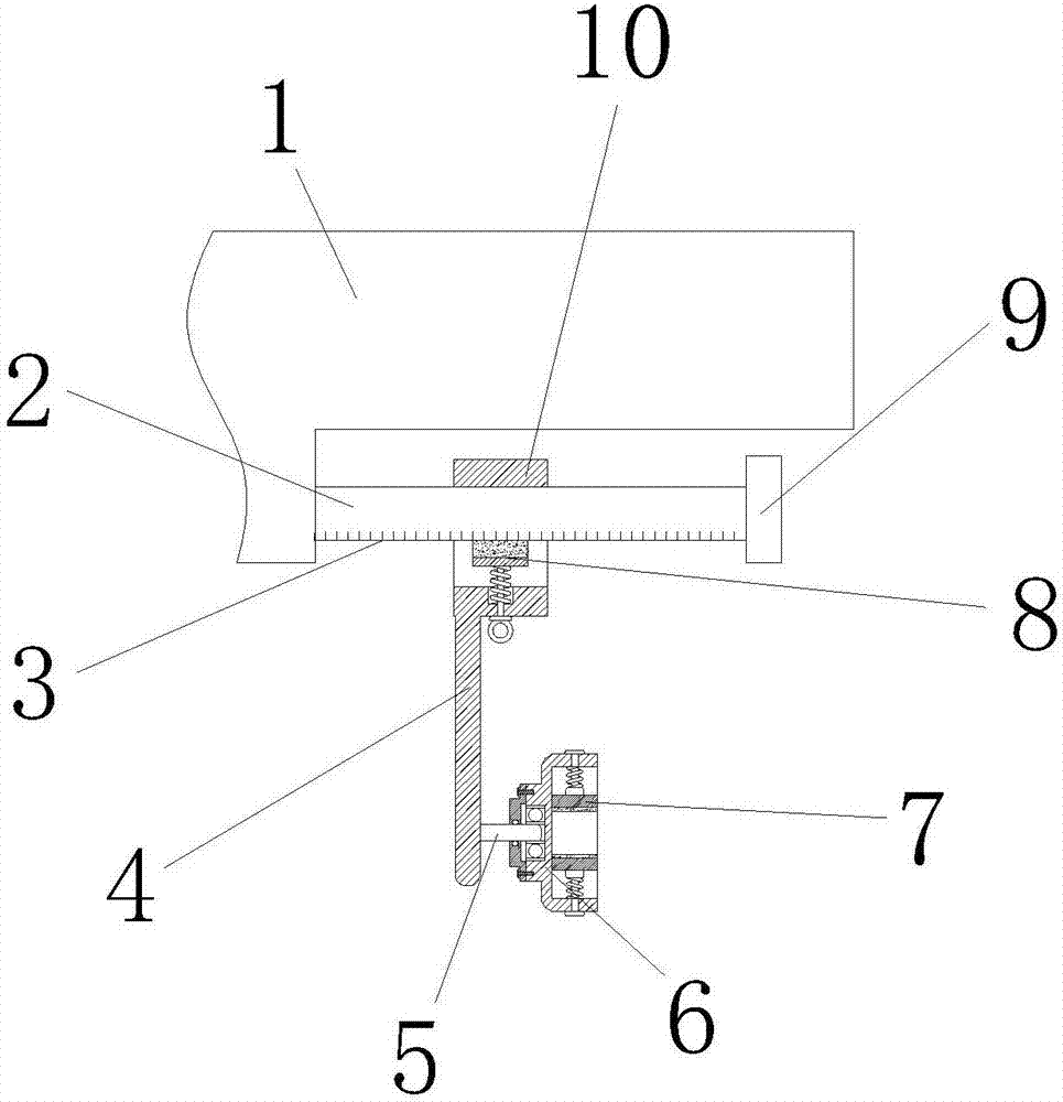 Aluminum core surface spraying device