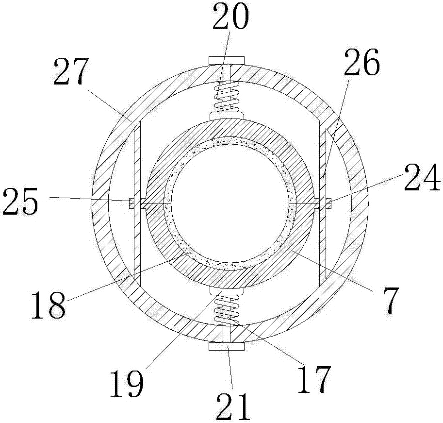 Aluminum core surface spraying device