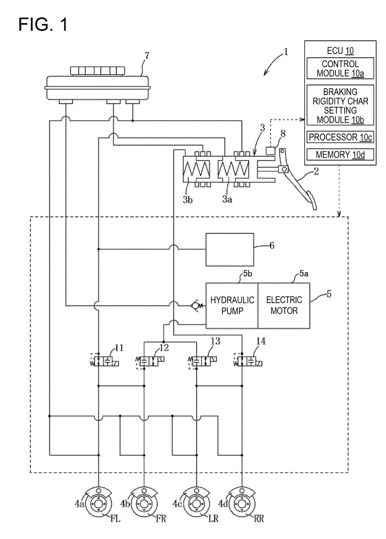 Braking control device for vehicle