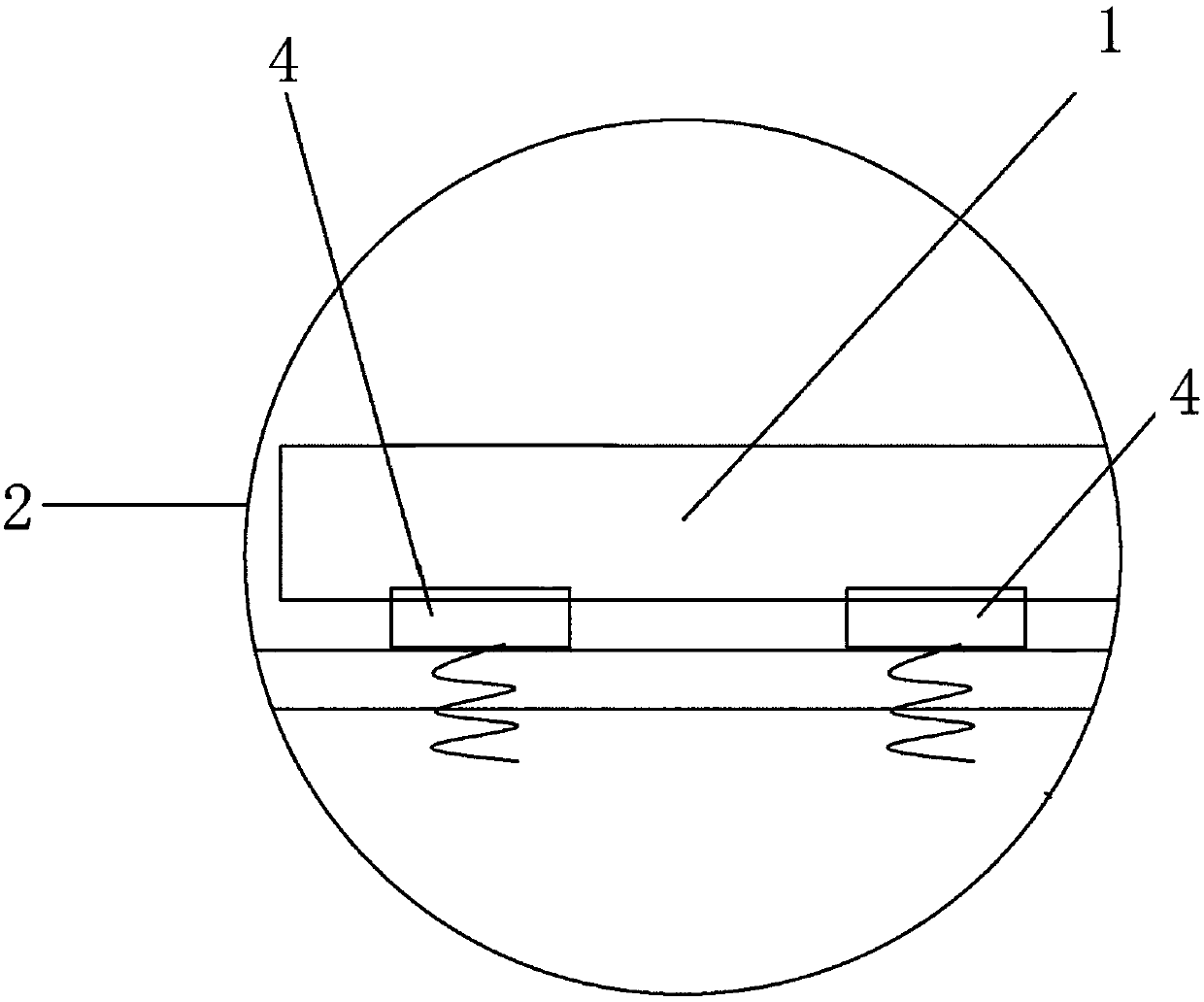 Escalator moving footboard protection device