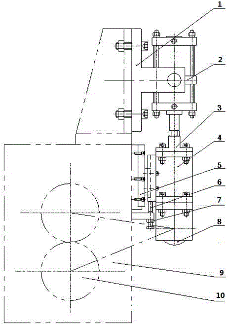 A pressure roller device for improving strip stability